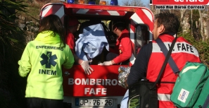 Idoso ficou gravemente queimado em Burgueiros